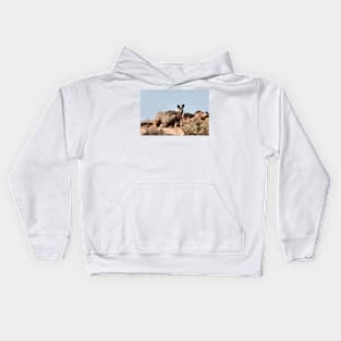 Western Grey Kangaroo Kids Hoodie